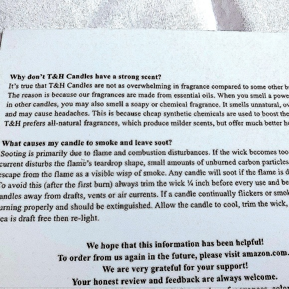 T & H Aromatherapy Decorative Scented Soy Candles Gift Set - Picture 7 of 7